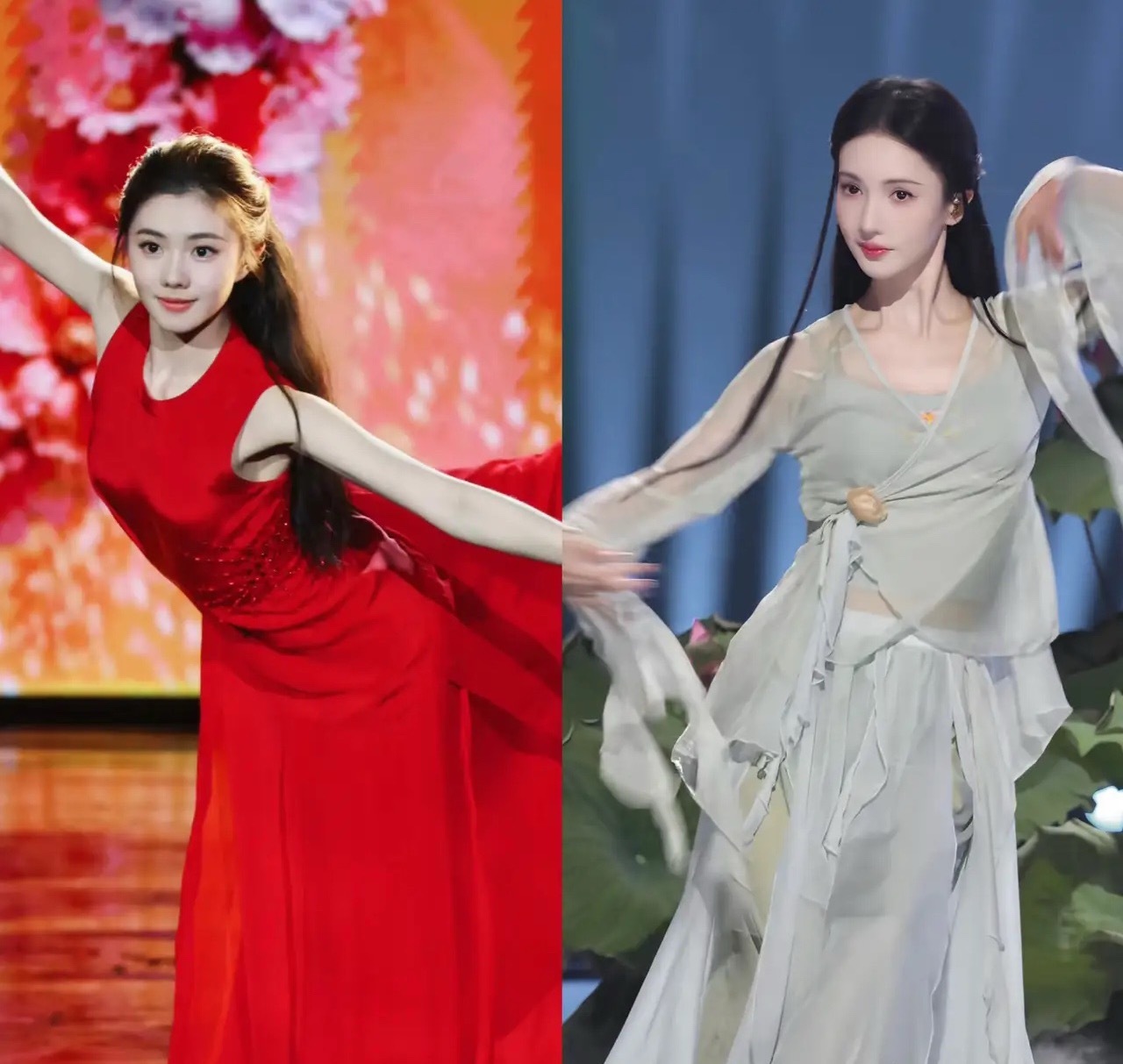 我问学舞蹈的闺蜜，刘浩存跟金晨谁在跳舞这块更牛一点?闺蜜沉默了一下说，那当然是金