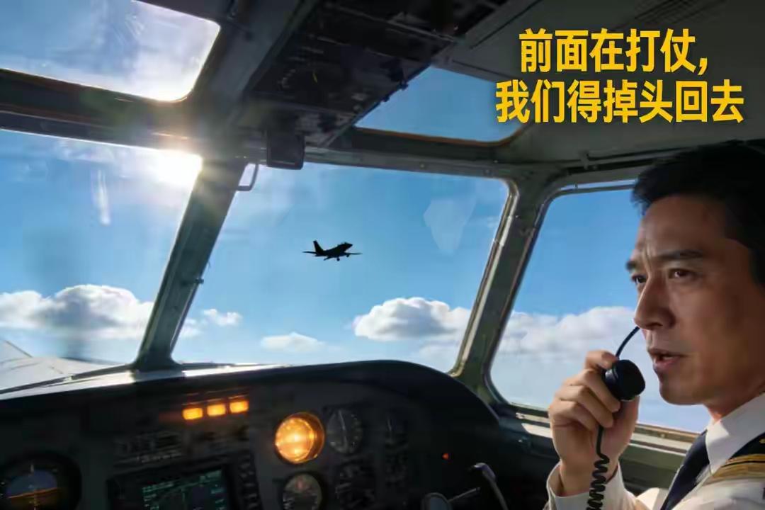 幸好返回了！2月28日，上海浦东机场，飞迪拜的航班正常起飞。飞了六个小时后，