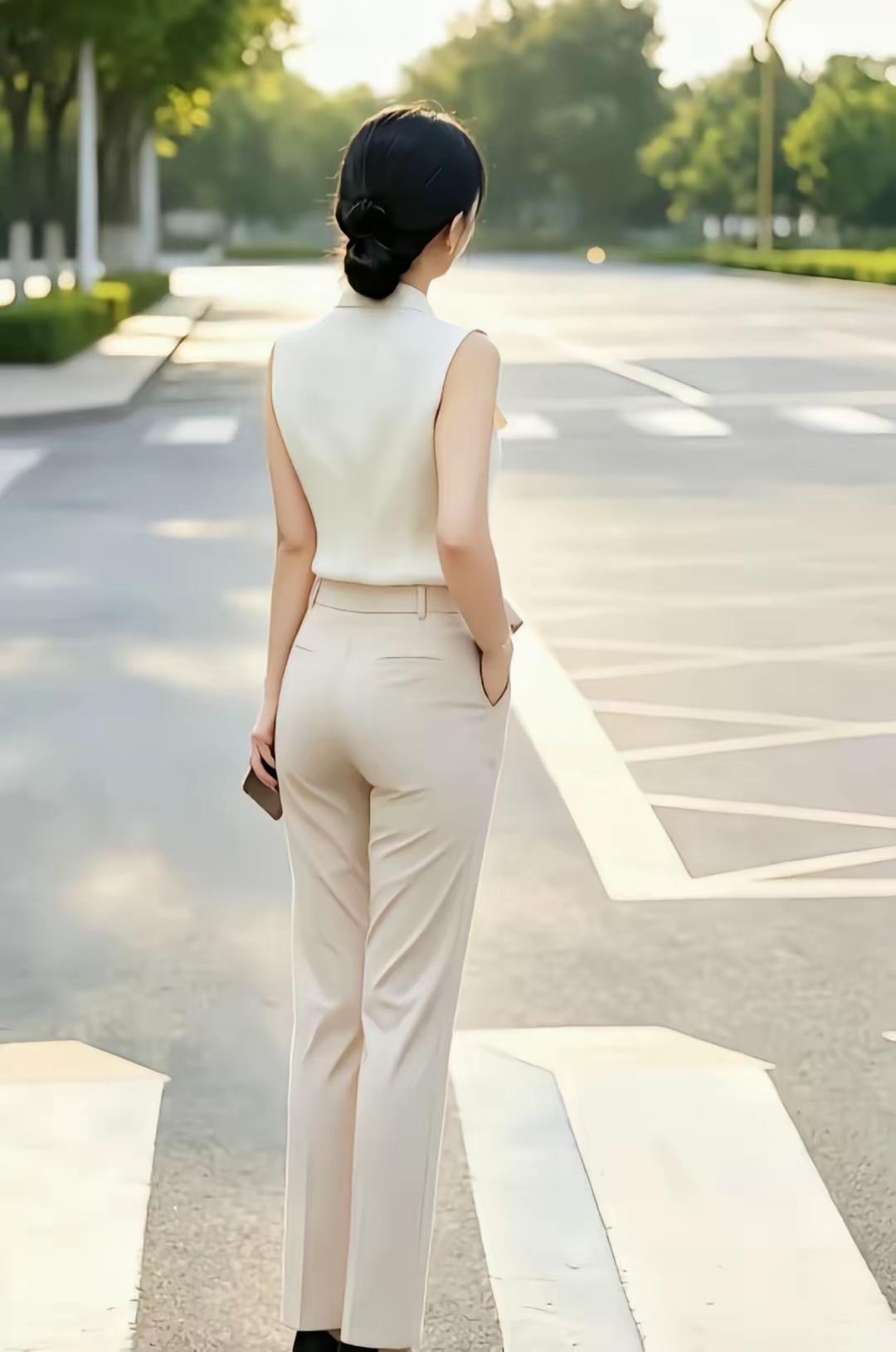街边亭亭站，凝眸前方看。约好八点整，缘何还不见。如若再违约，感情就此断