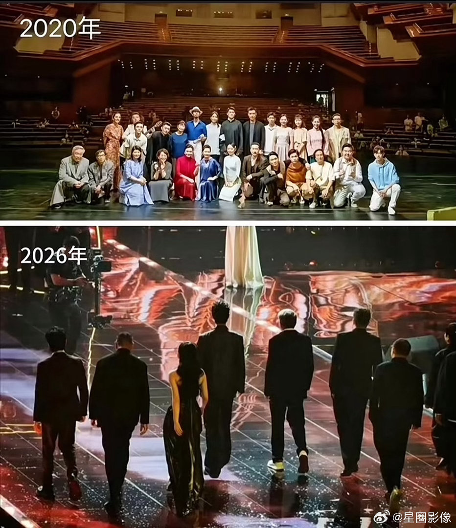 有人说这两张图放一块看很刀人，但实际上也正是话剧舞台帮助了他。如今你看圈内多少演