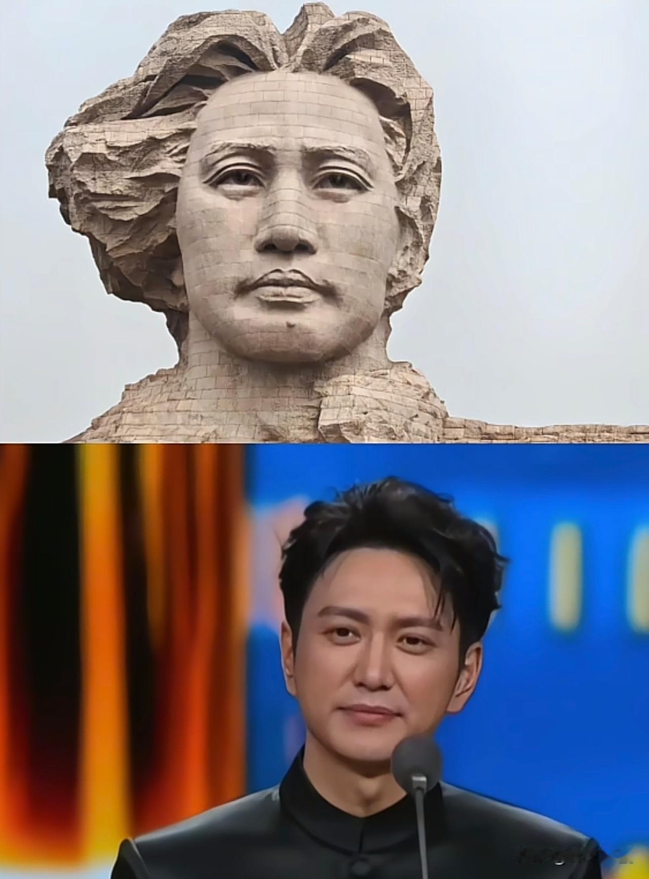 太像了！眉宇间的确有几分青年伟人的模样，不止形似，更重神传：“能够饰演他老人家是