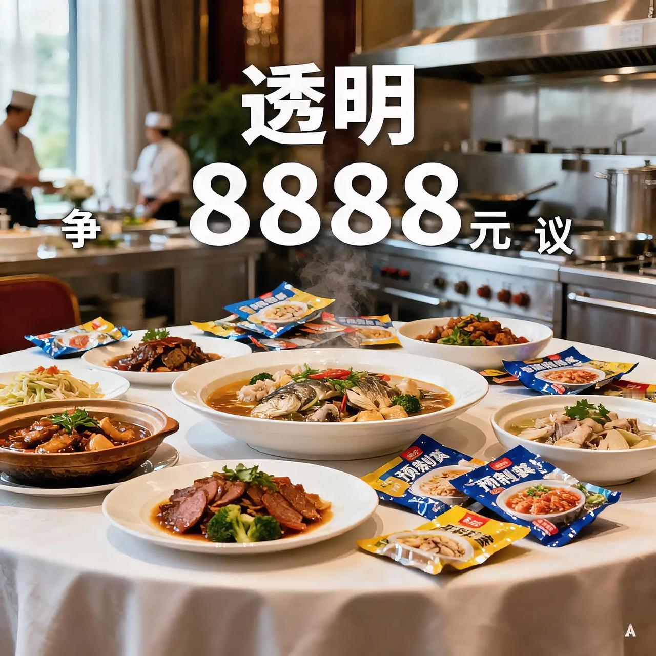 万豪8888元婚宴全是预制菜？花钱买的该是透明“饮食的真意，在于对食材与食