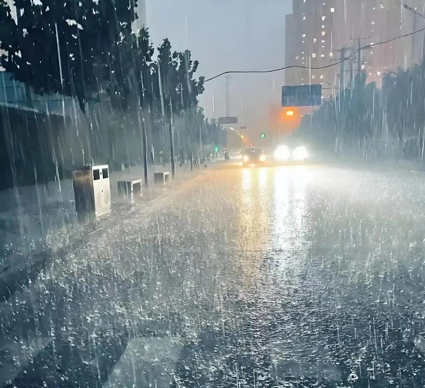 河南这场雨实在太大了已经下了两天两夜，中间就不带停的。昨天一天瓢泼大雨没有出门