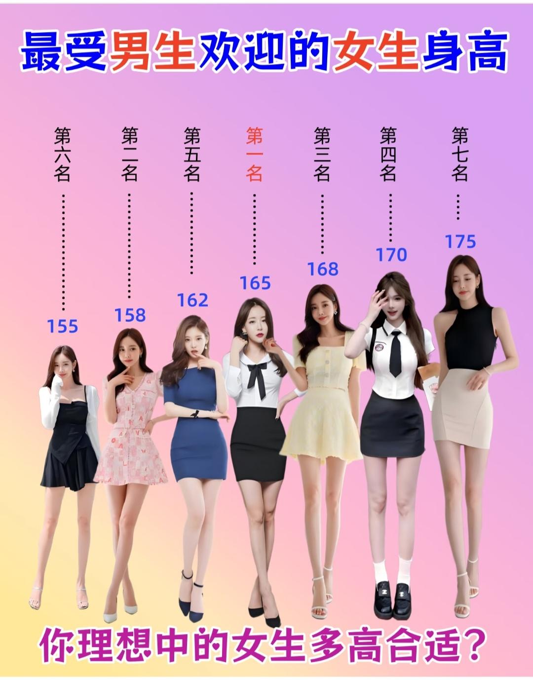 原来男人也不喜欢170的大个啊！