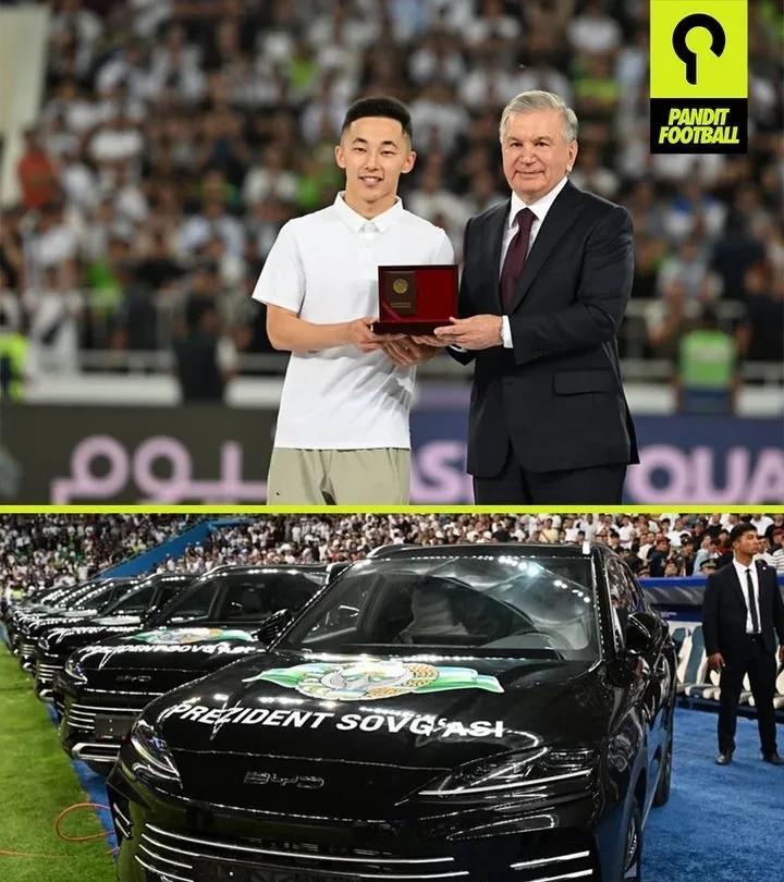 这也太寒酸了吧，乌兹别克斯坦闯进世界杯才奖励球员一辆比亚迪汽车！乌兹别克斯坦历