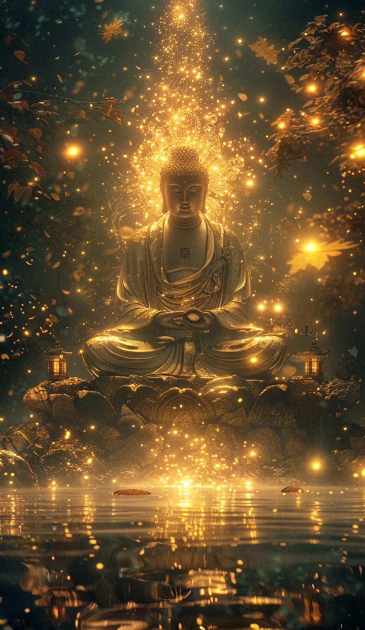 佛光普照：遇见佛祖，必有天降财富，财运亨通，幸福安康！[打c