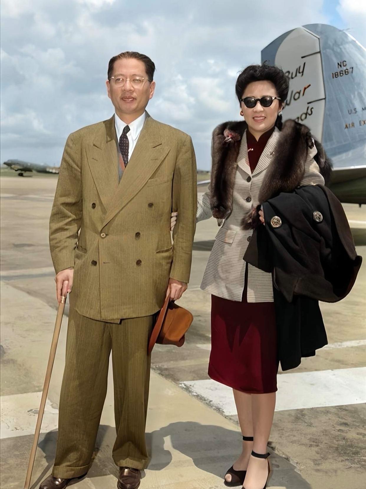 真实宋子文夫妇老照片曝光：始于庐山一见，相守一生太动人这才是无滤镜的民国顶