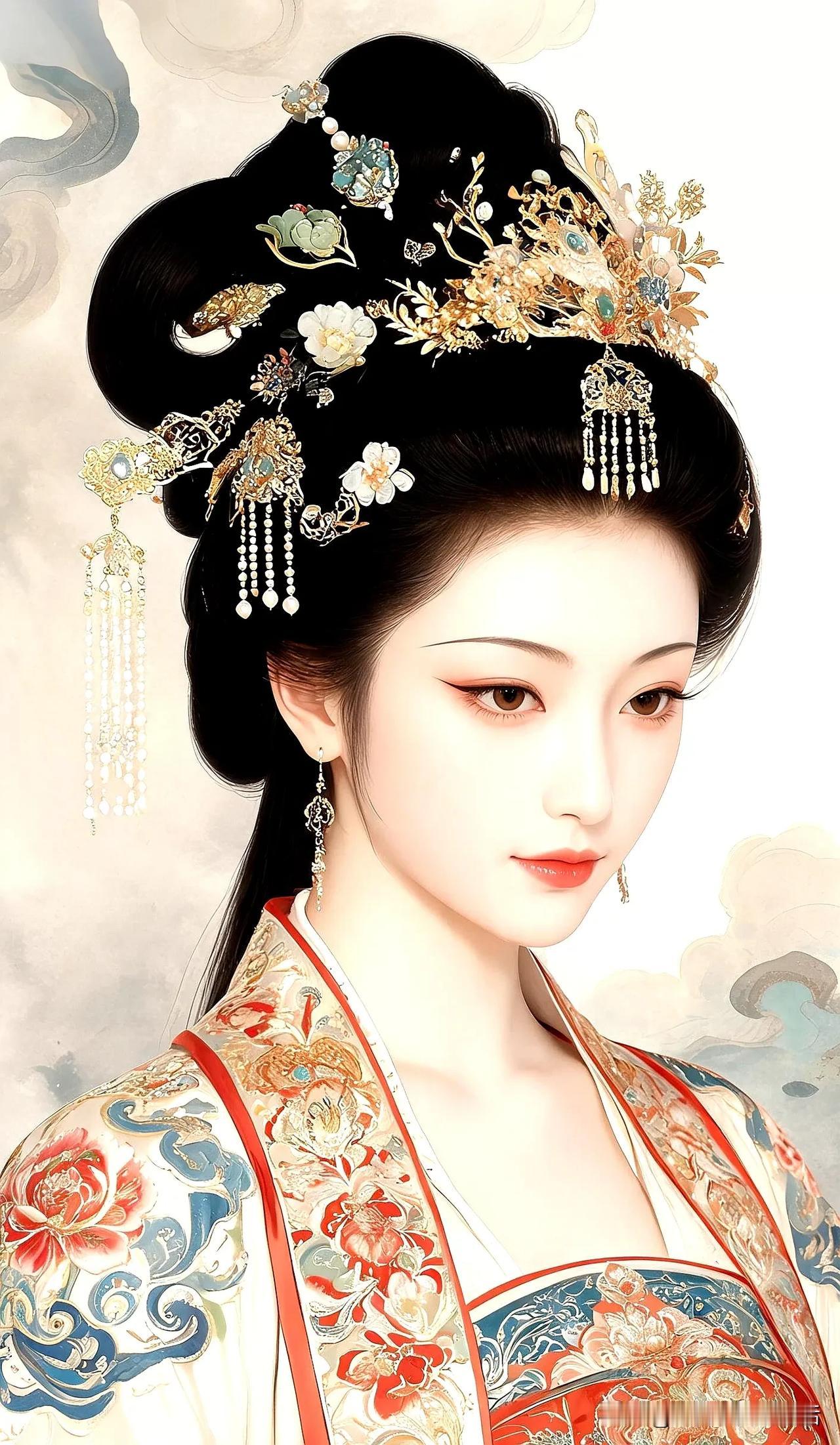 仕女图欣赏