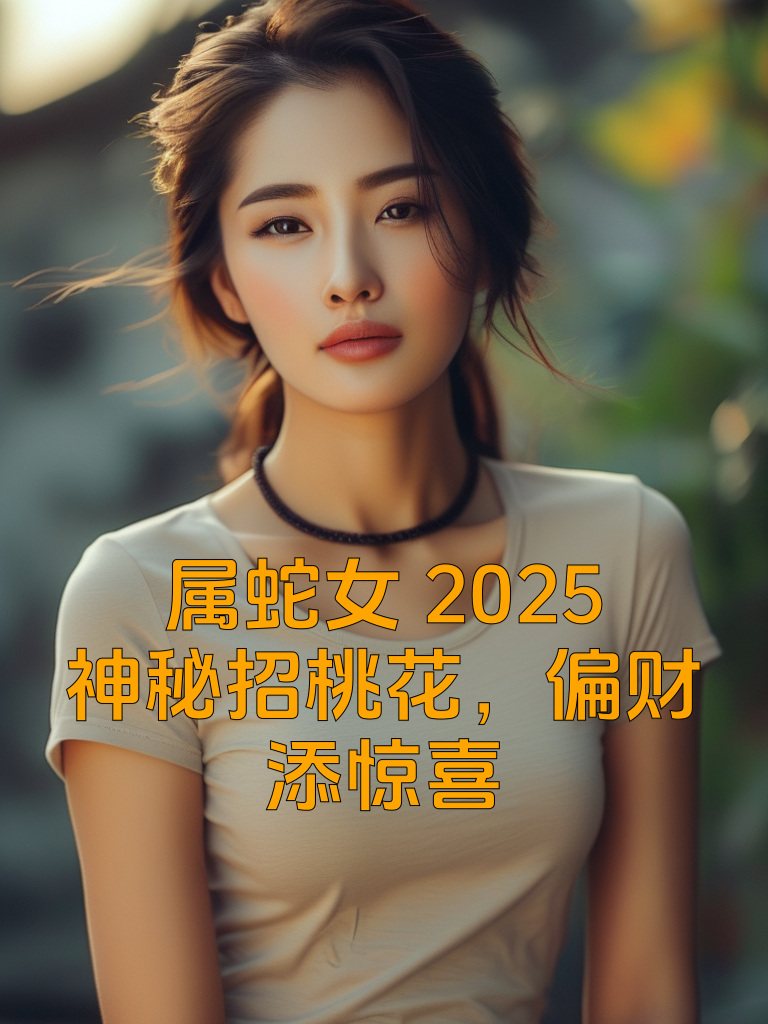 属蛇女2025：神秘招桃花，偏财添惊喜