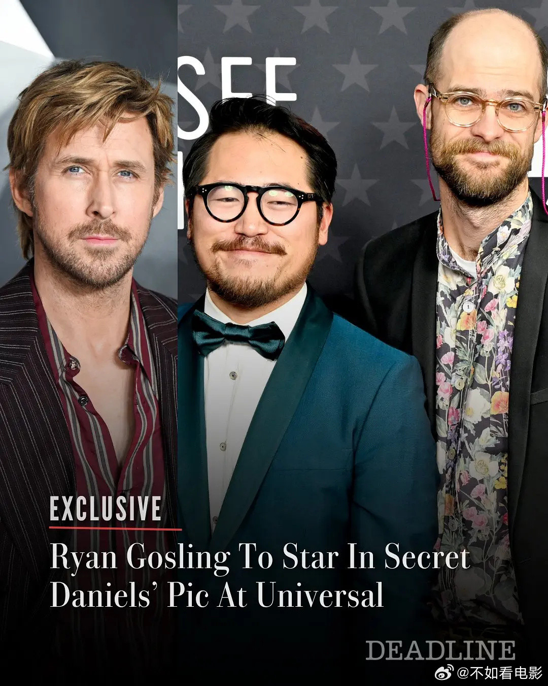 高司令主演瞬息全宇宙导演新片瑞恩·高斯林将主演《瞬息全宇宙》导演组合关家永与丹