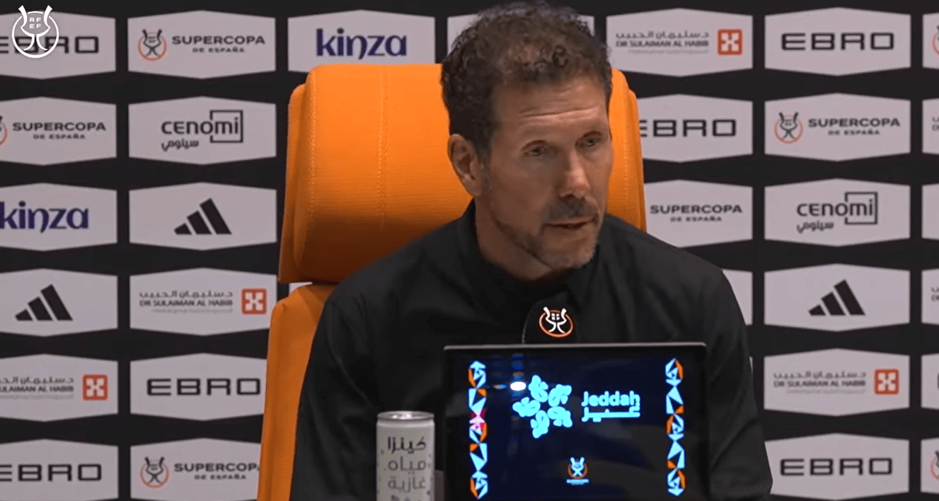 西蒙尼: 维尼修斯? 没什么要说的, 场内发生的事就留在场内