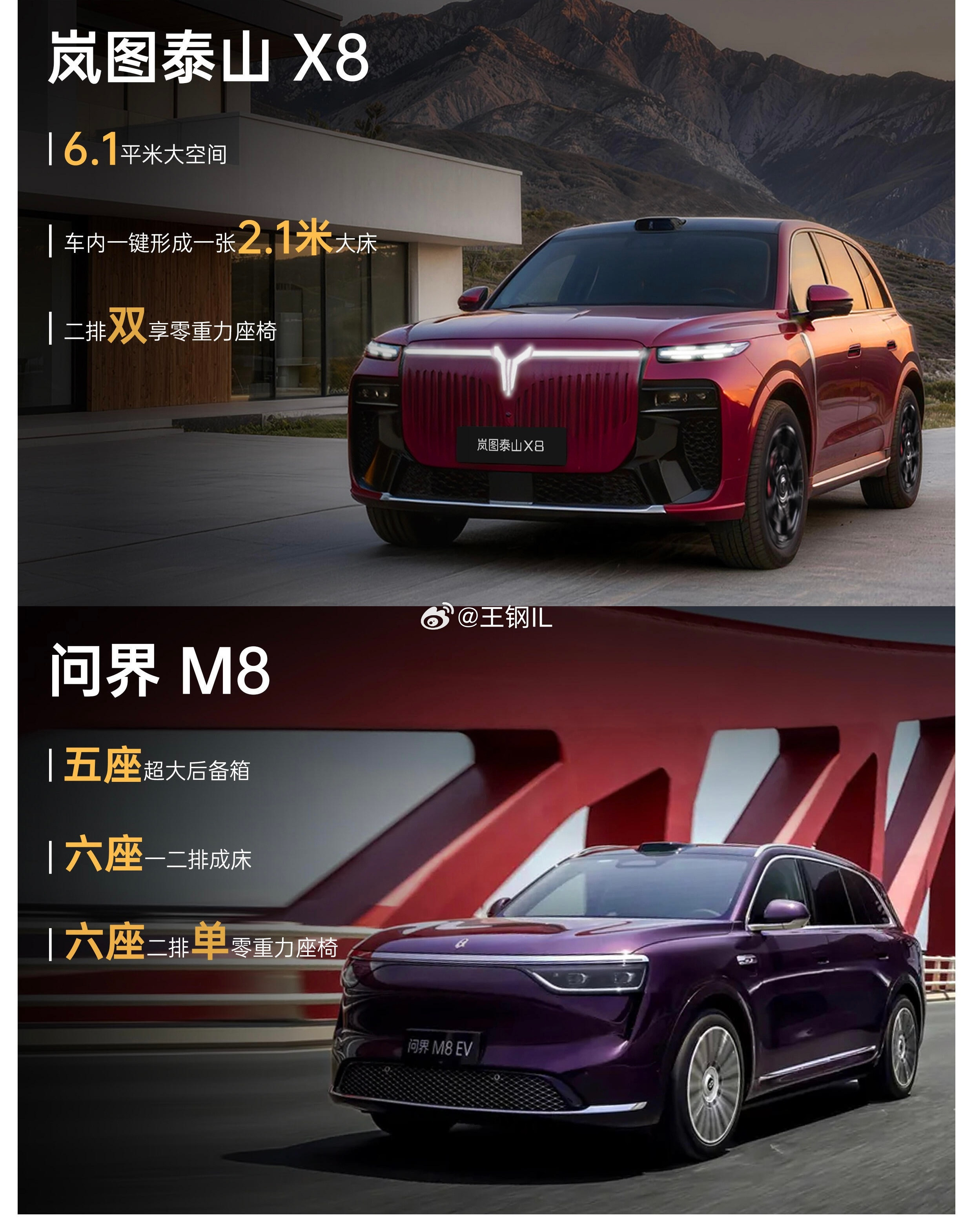 图泰山X8后来者居上正面硬刚问界M8，谁才是真正的“8系”强者？问界m8岚图泰山