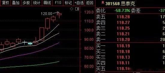 创业板的千里马中仑新材（301565）现价：28.66总市值：114.64亿公