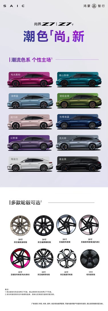 尚界Z7双车开箱首发尚界Z7双车开箱首发，实车惊艳亮相！双造型设计适配不同出行需