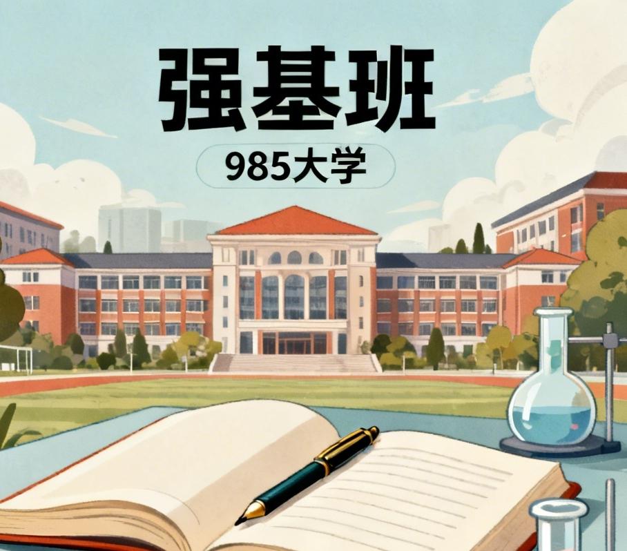他报考了某重点大学强基班，高考后一直在忙着考试，报考的人很多他报考了强基班