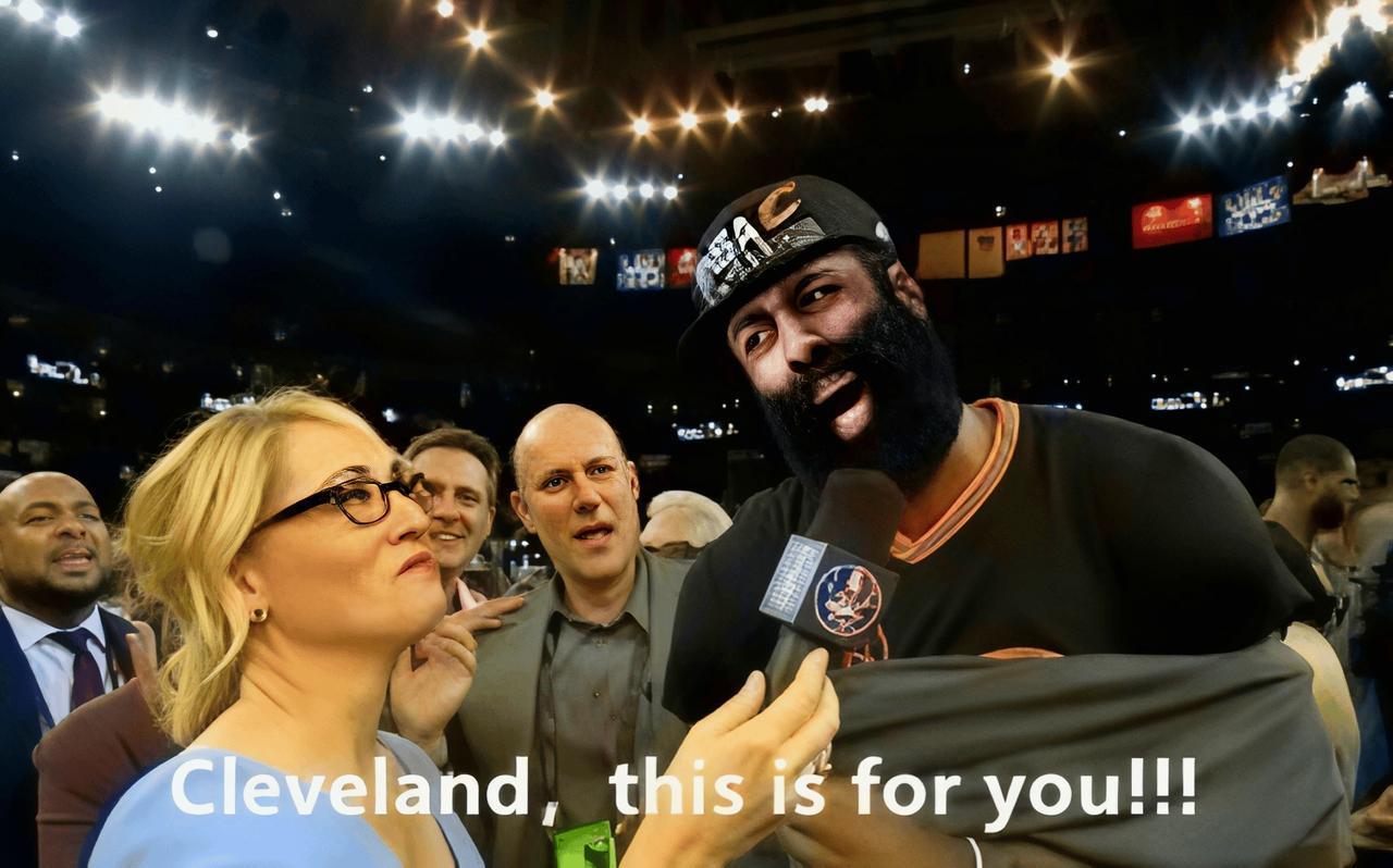 看惯了快船的比赛，骑士的防守真的是太差劲了，防守习惯很不好！虽然的进攻不能说多