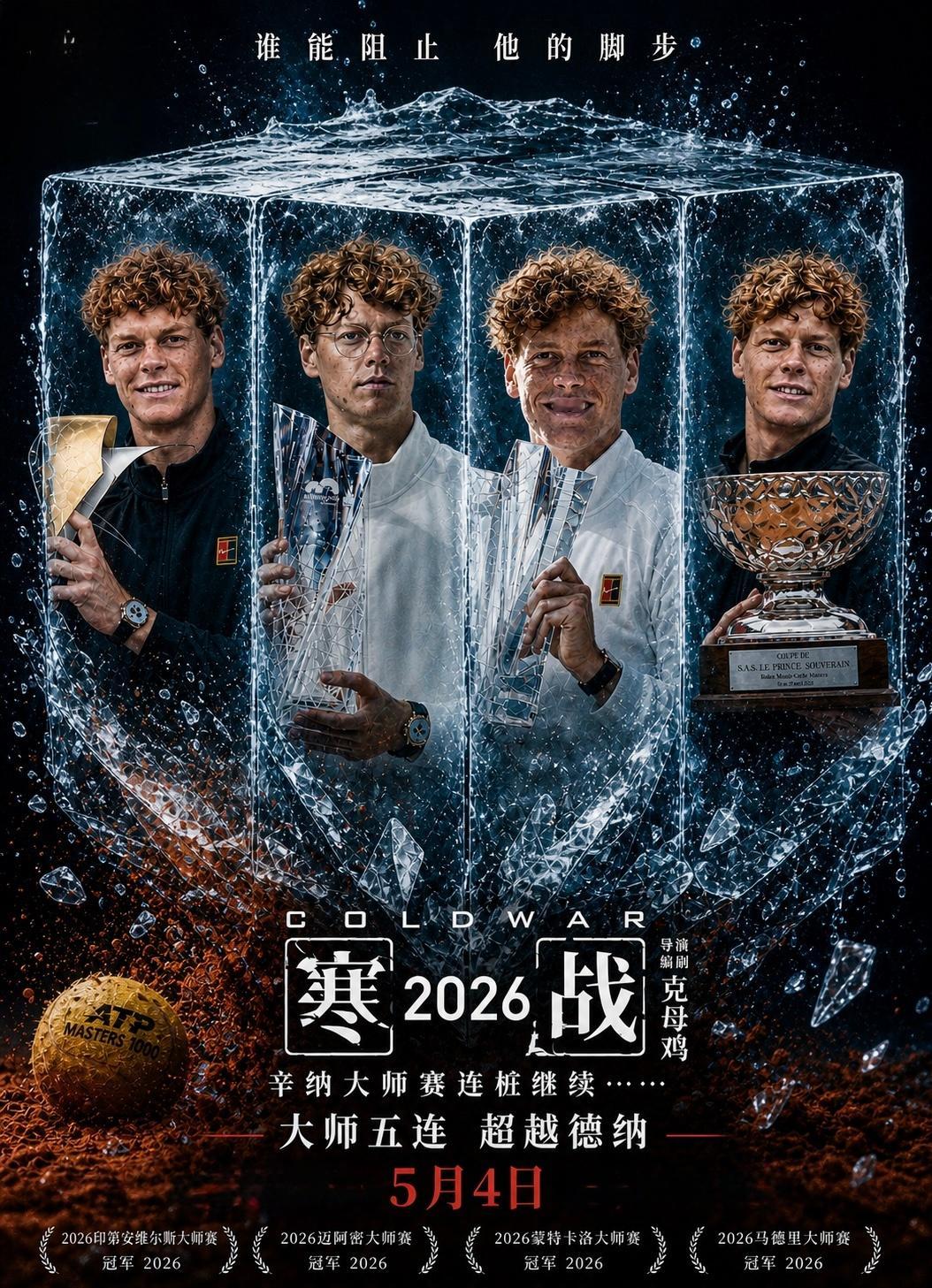 今年ATP大师赛冠军得主已经决出……一位😂打个寒战，红土阿卡不在，马上又要进入