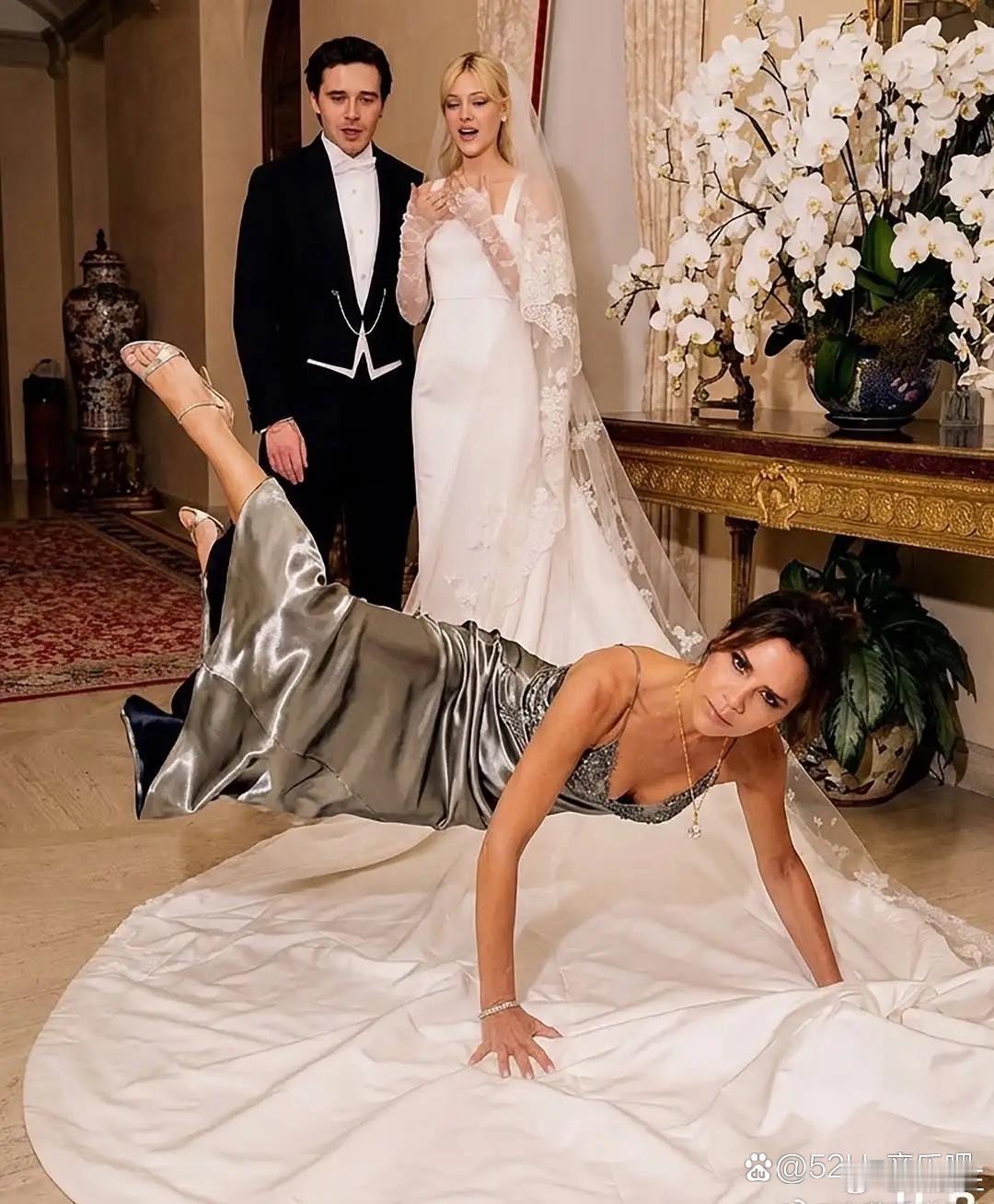 维多利亚快被外国网友玩坏了，基于她们一家子这么爱出风头，婚礼跳舞事件可信度很高