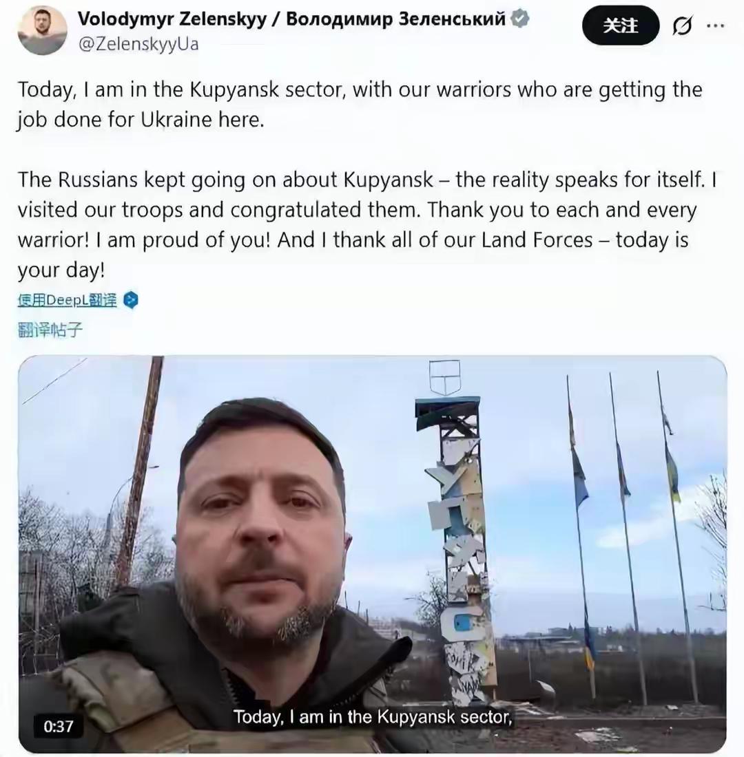 普京谈泽连斯基在库皮扬斯克拍视频：他是一位有才华的演员这话听起来像是调侃，但细