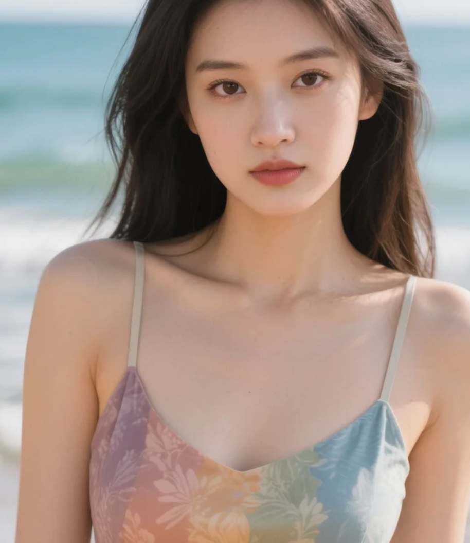 温柔似水，连指尖都透着柔美。