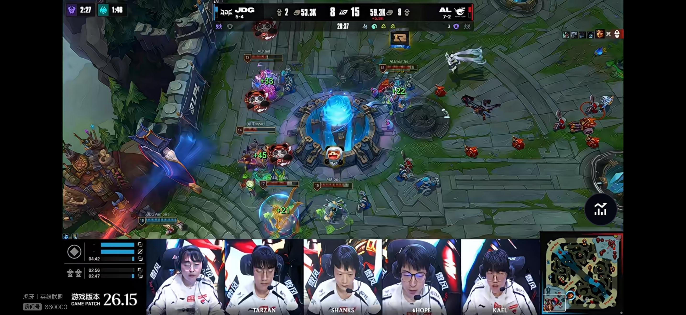 AL2-1JDG没成功的毒下来！AL的双C这把太C！直接双C对位了！终结J