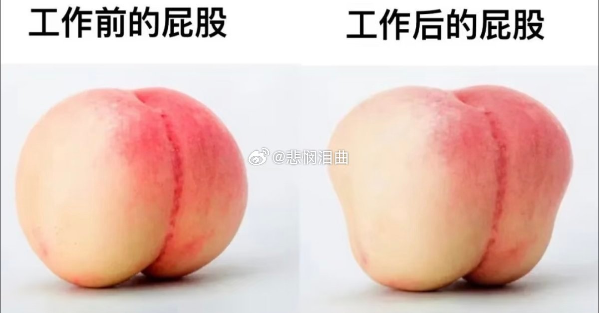 工作后改变最大的是我的屁股