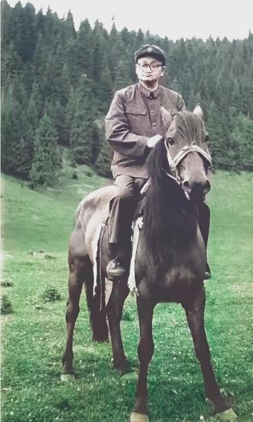 那年，毛岸青在新疆骑上骏马，仿佛看到了当年父亲毛主席为建立人民当家做主的新中国，