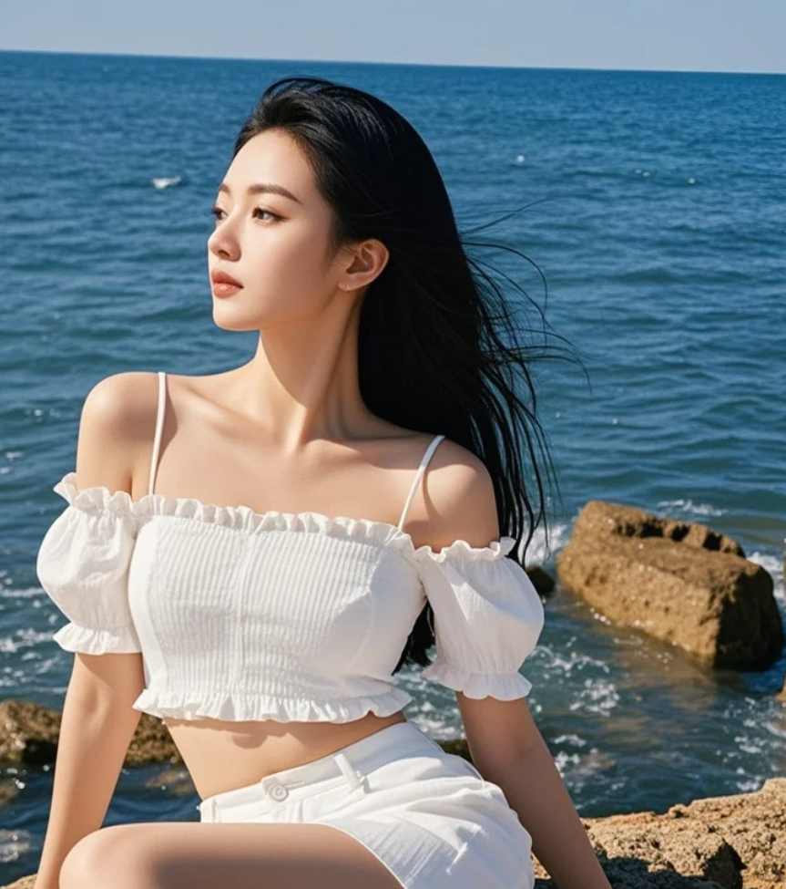 沐浴阳光的海岸女神在这里