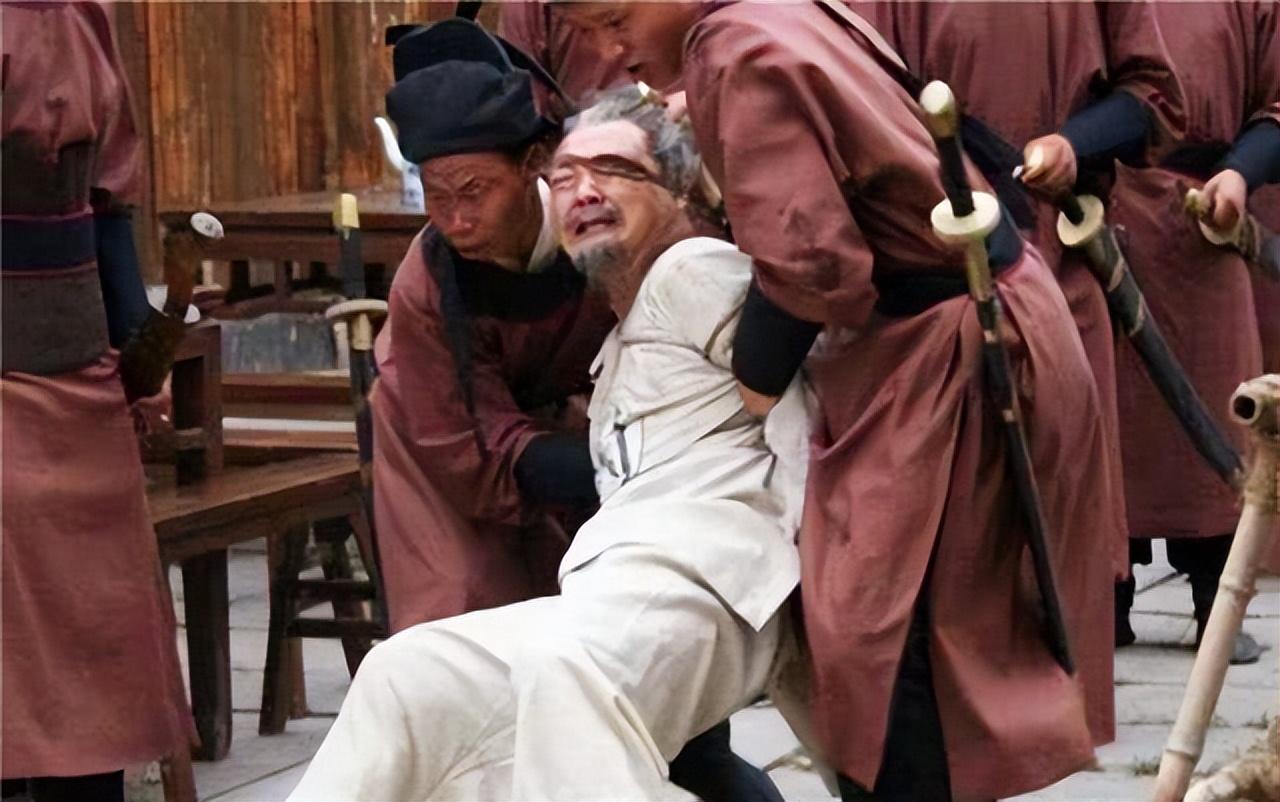 1380年，70岁的宋濂被锦衣卫抓捕入狱。太子朱标跪着求朱元璋，痛哭道："父皇，