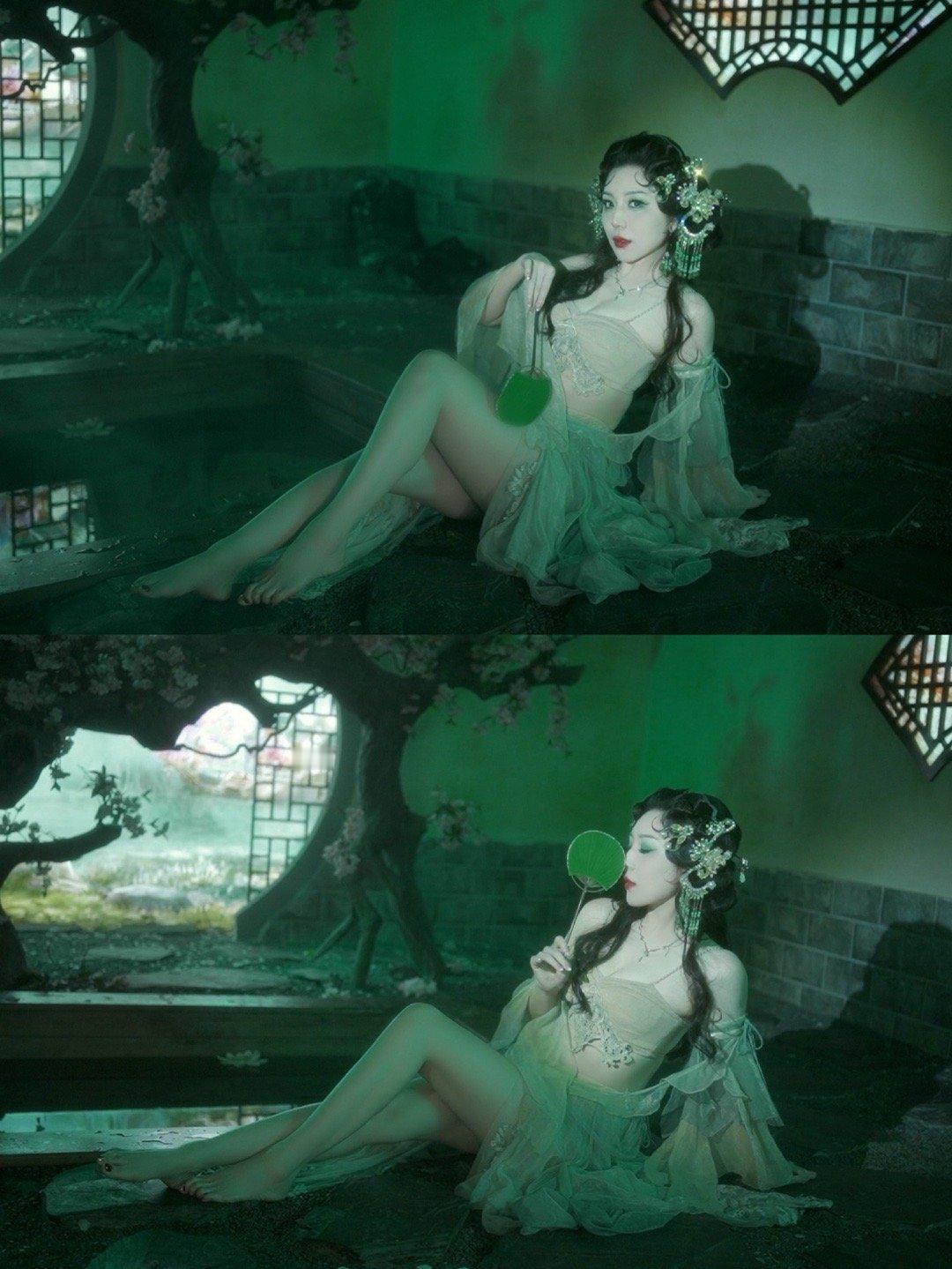 人家演的是蛇妖，我是“巨蟒”🐍[大笑][捂脸哭]​​​
