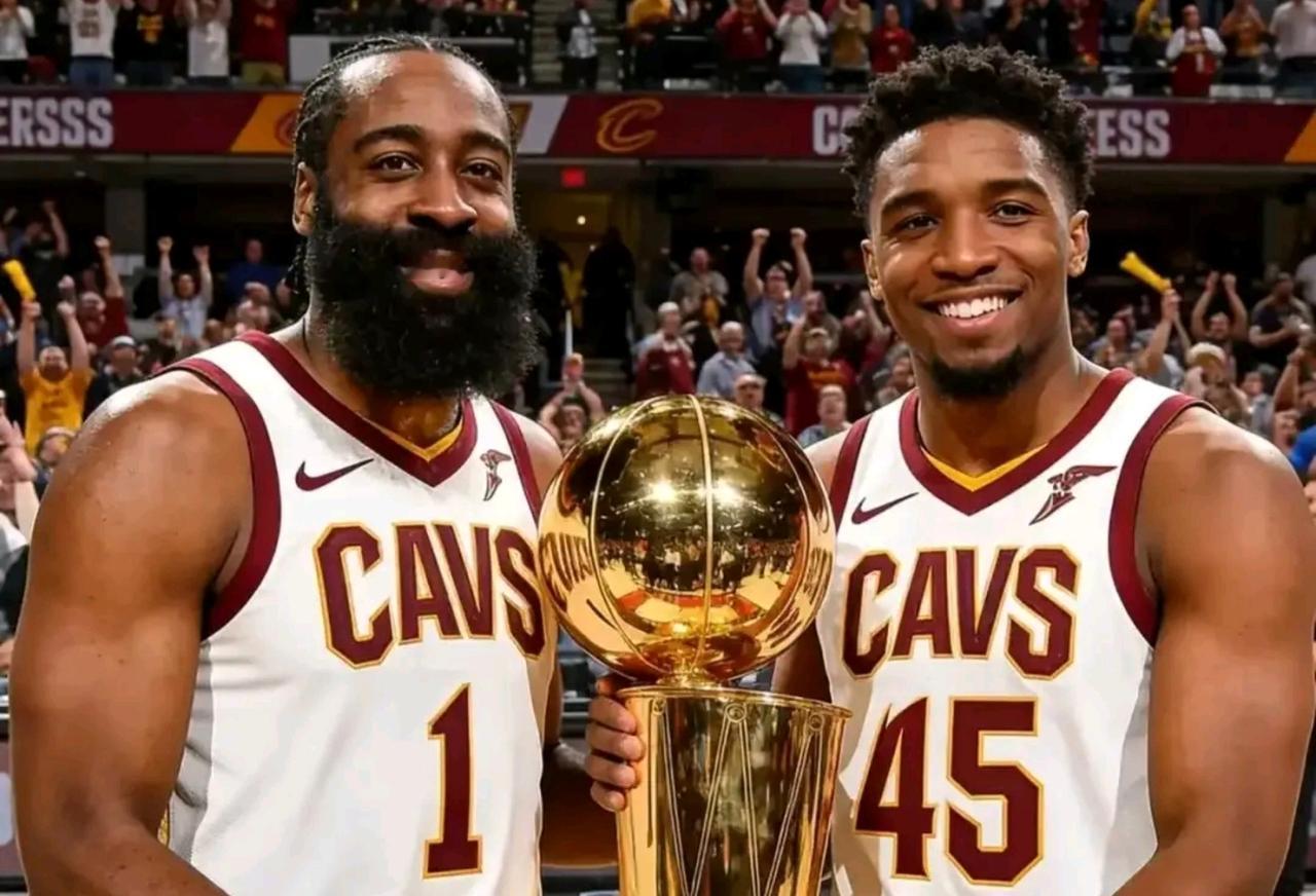 很多人只看见哈登在球场上的潇洒与霸气，却不知道，他早已成为骑士更衣室里最沉稳的主