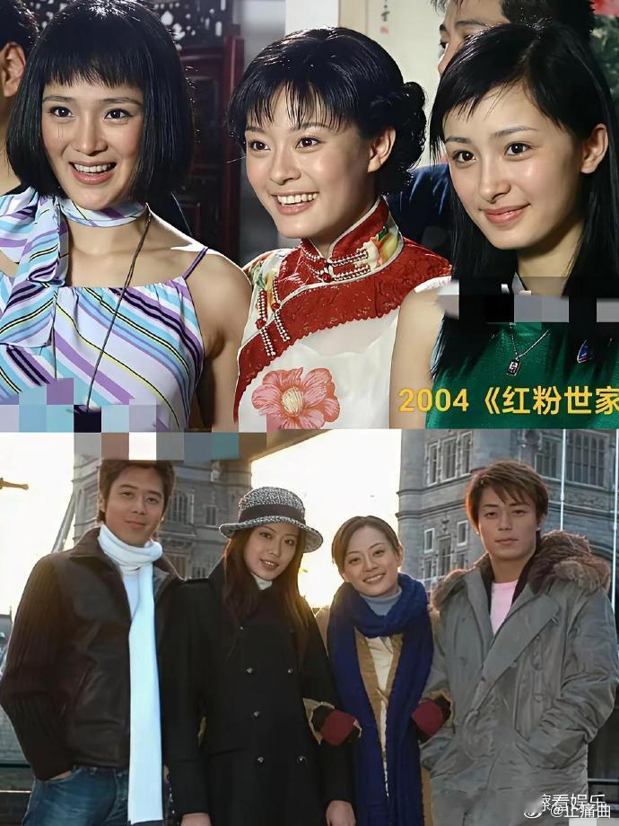 孙俪旧照曝光，23岁时青春靓丽，与胡宇崴合影男才女貌，尽显当年倔强小花风采。​