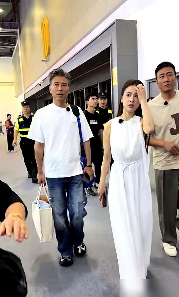 李乃文顶着一头花白头发就上综艺了，没染，没遮，脸上的褶子一条都没修。录《大哥小助理》时，他顶着自然背
