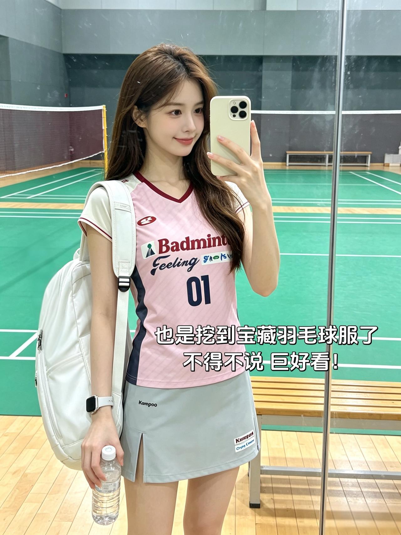 也是挖到宝藏羽毛球服了不得不说巨好看！