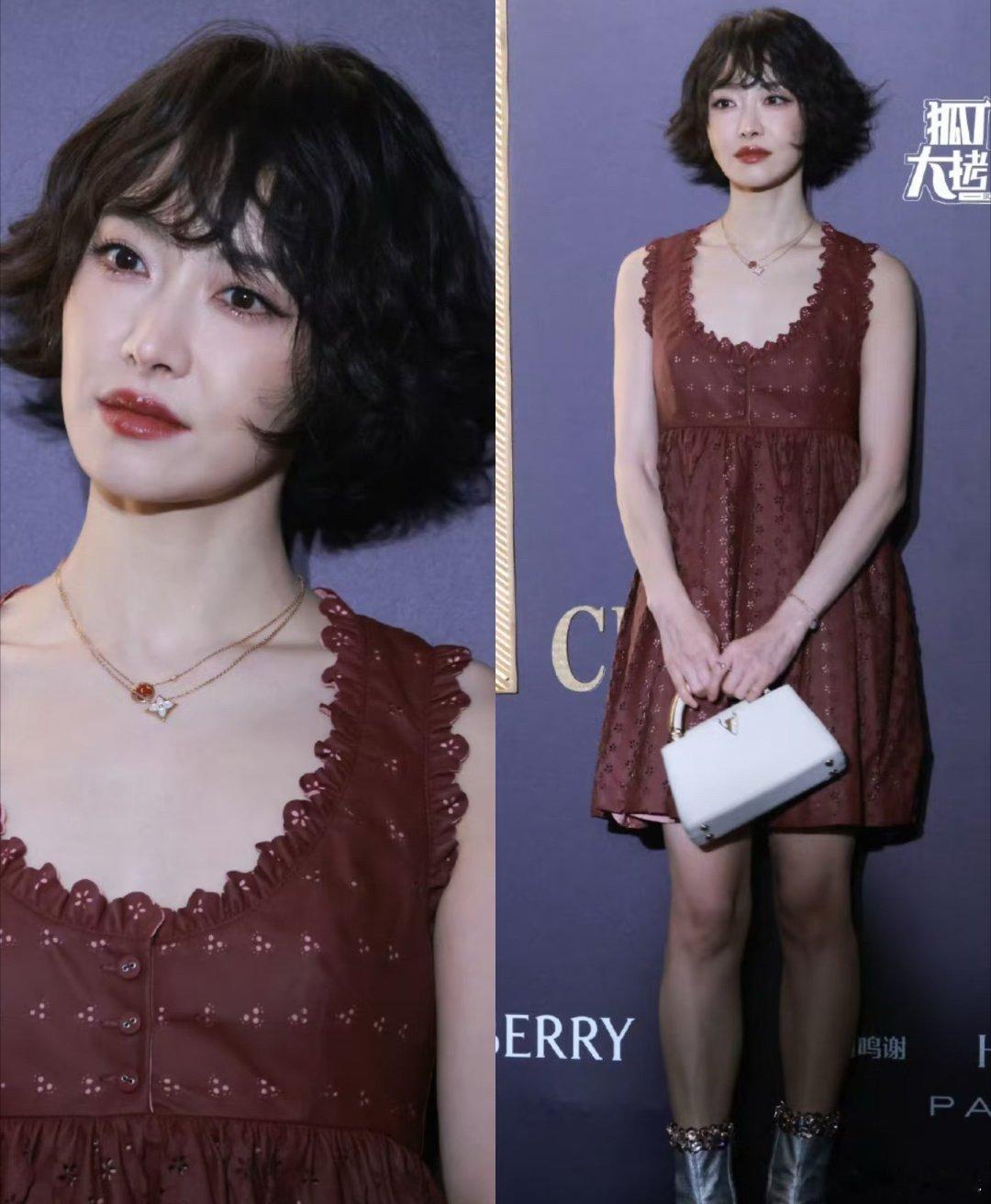 没认出来是宋茜 不得不说真的全靠颜值在硬撑啊！不过这个发型倒是意外的出彩，软乎乎