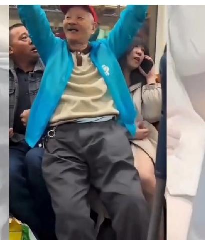 上海发生长者地铁争座事件。一名约70岁的老翁要求女乘客让座遭拒，即便有人让出爱心