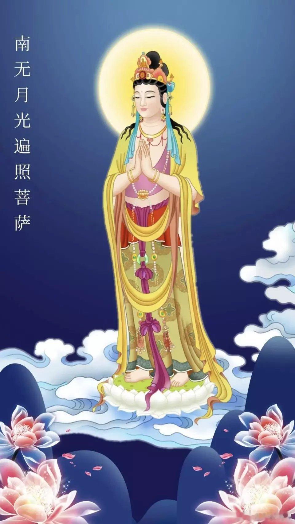 月光三昧普照乾坤法界众悉永蒙恩一点净圆明性海澄清随处映禅心