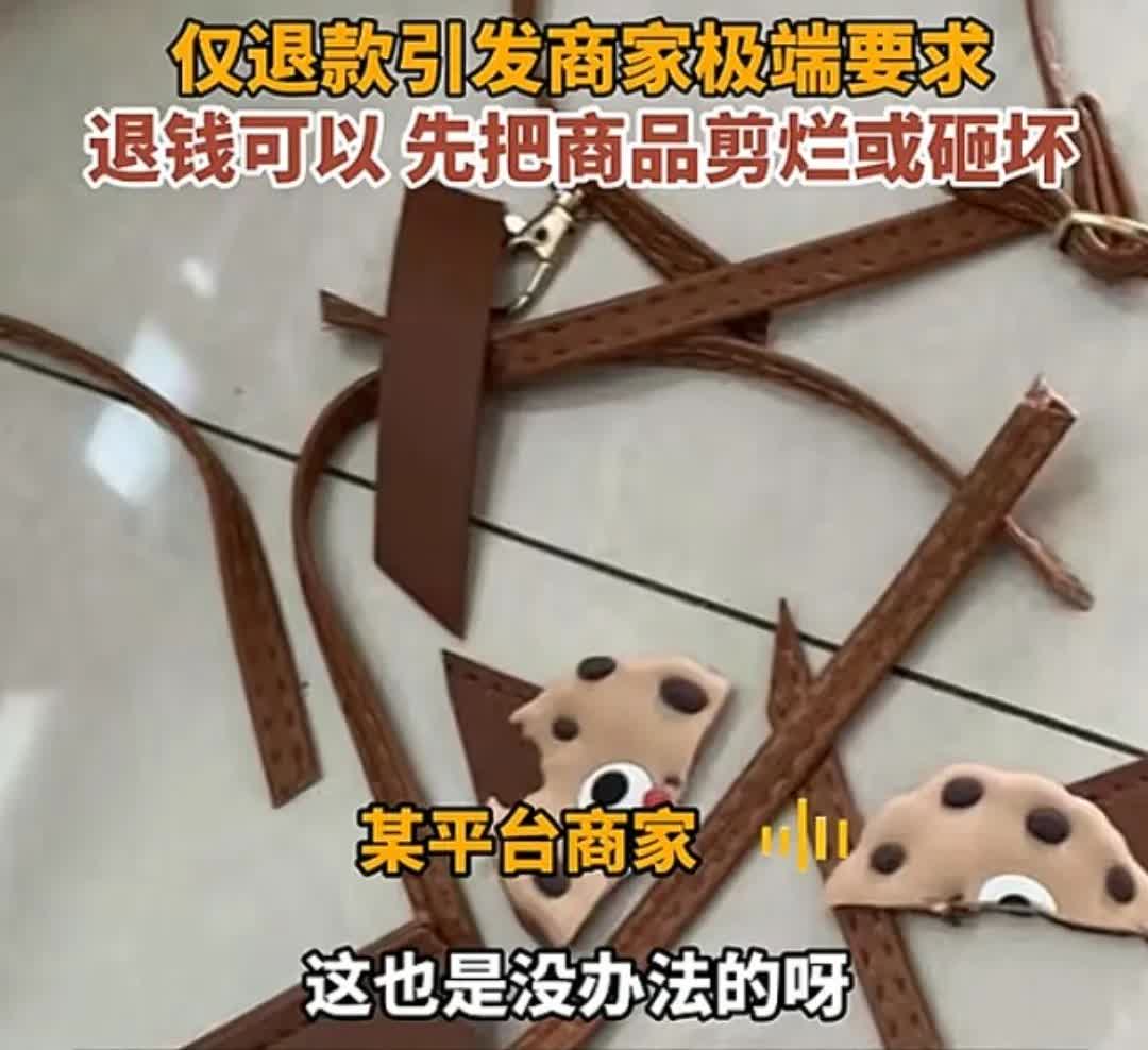 想白嫖门儿都没有！广东一女子购买手机壳后想要仅退款，客服回应“退钱可以，先把商品