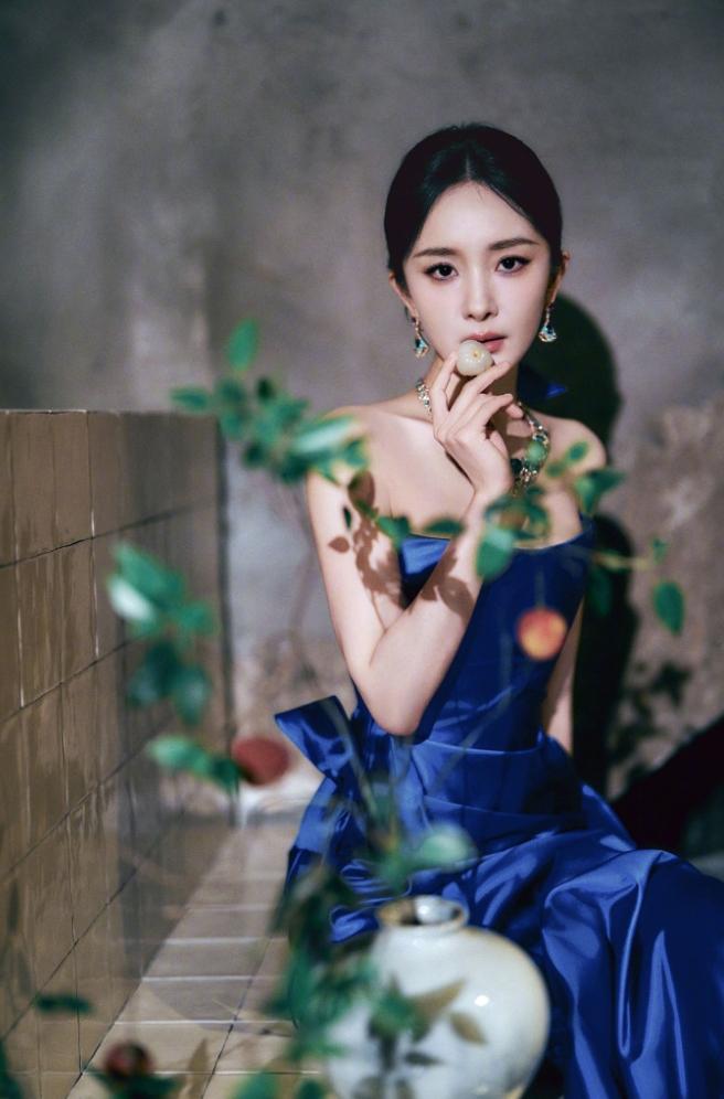 内娱女明星大牌高定夏帕瑞丽换了设计总监之后，内娱合作最多的女明星是杨幂，她已经