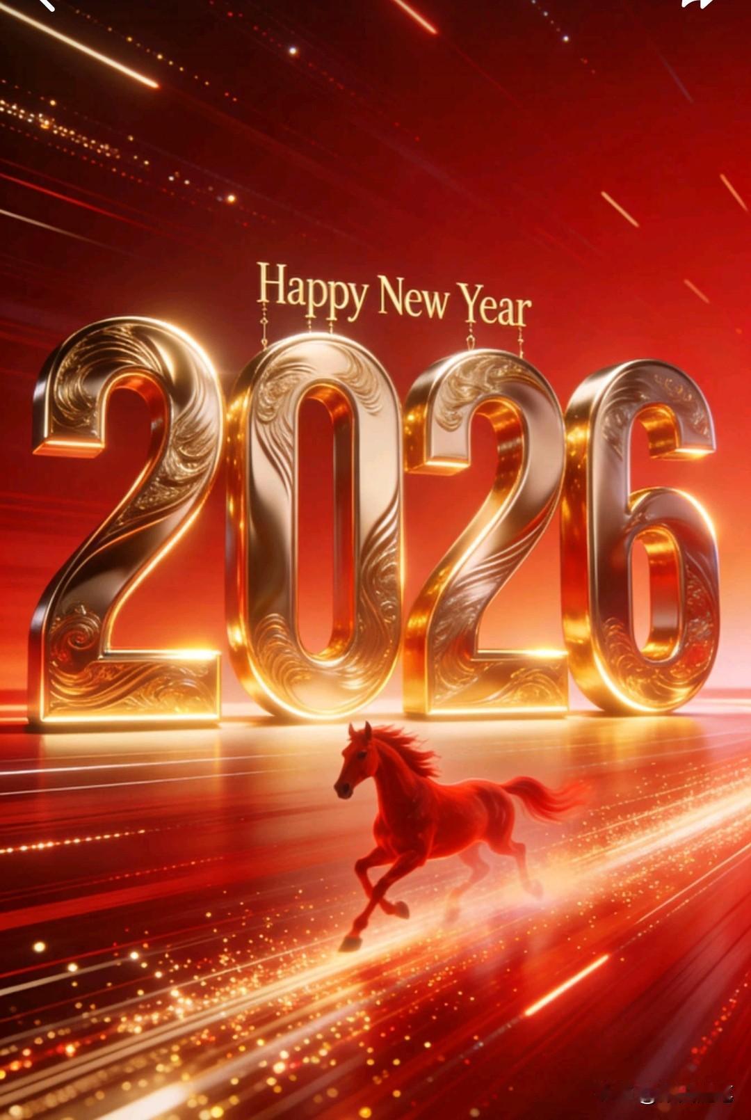 绝美的新年祝福图图与精彩的新年祝福问候语，伴你告别2025，迎接2026年。新年