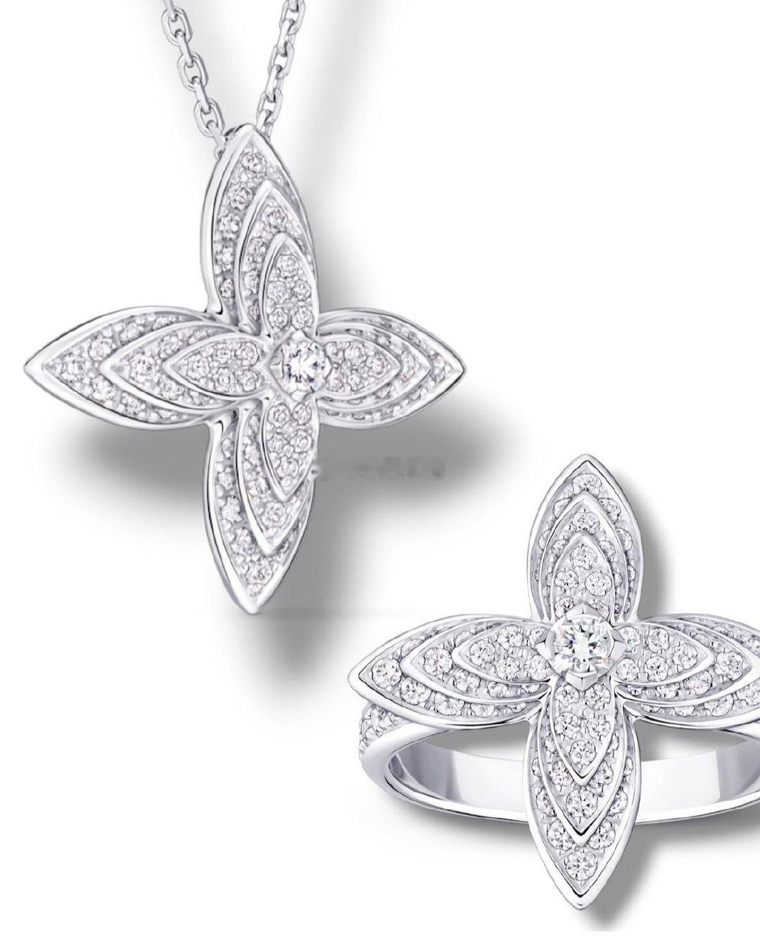 HighJewelry高级珠宝｜铺镶Monogram花卉+独家LVMo