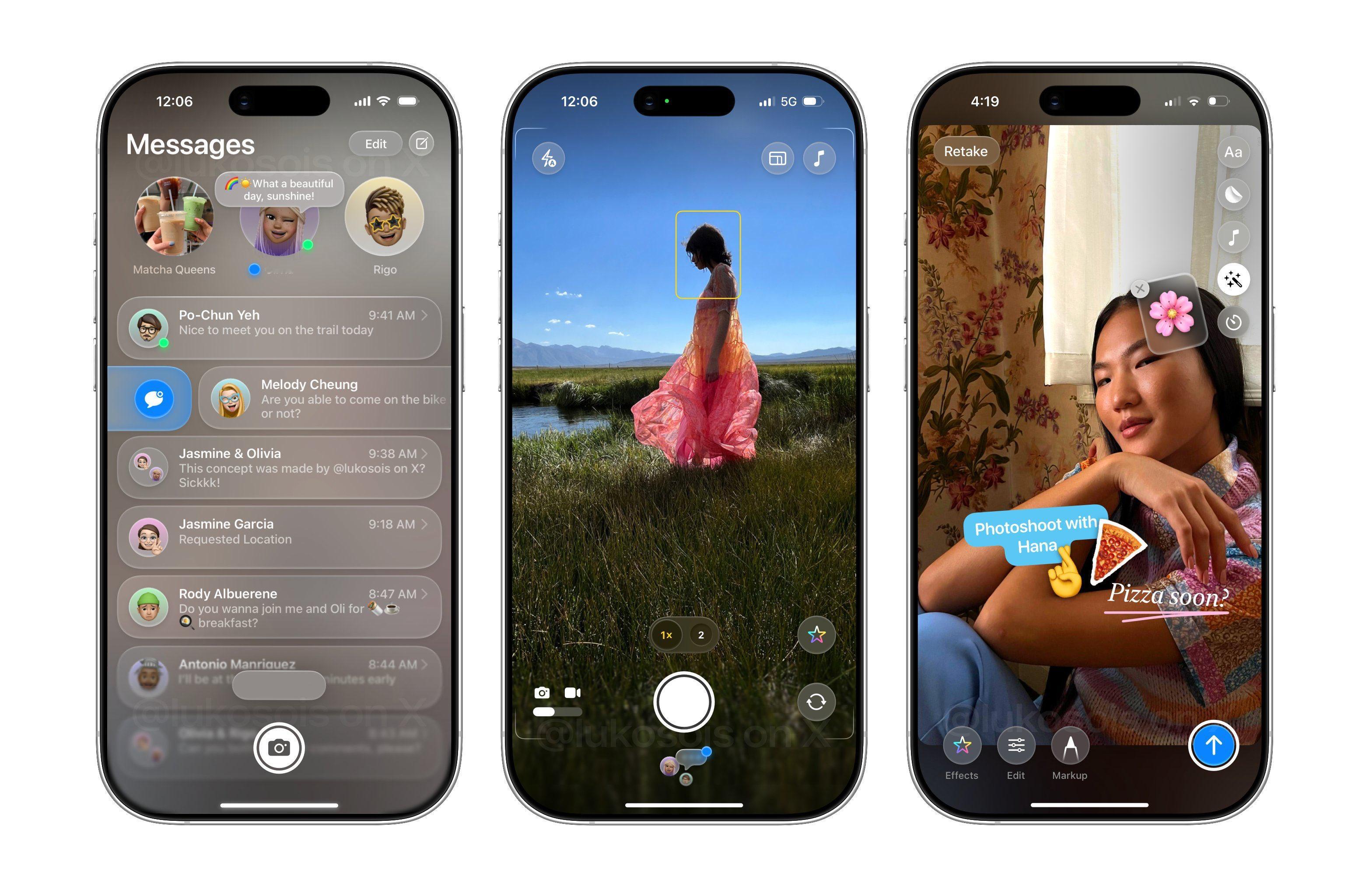 iOS19的相机界面，变成这样么？？还挺好看的新机来了​​