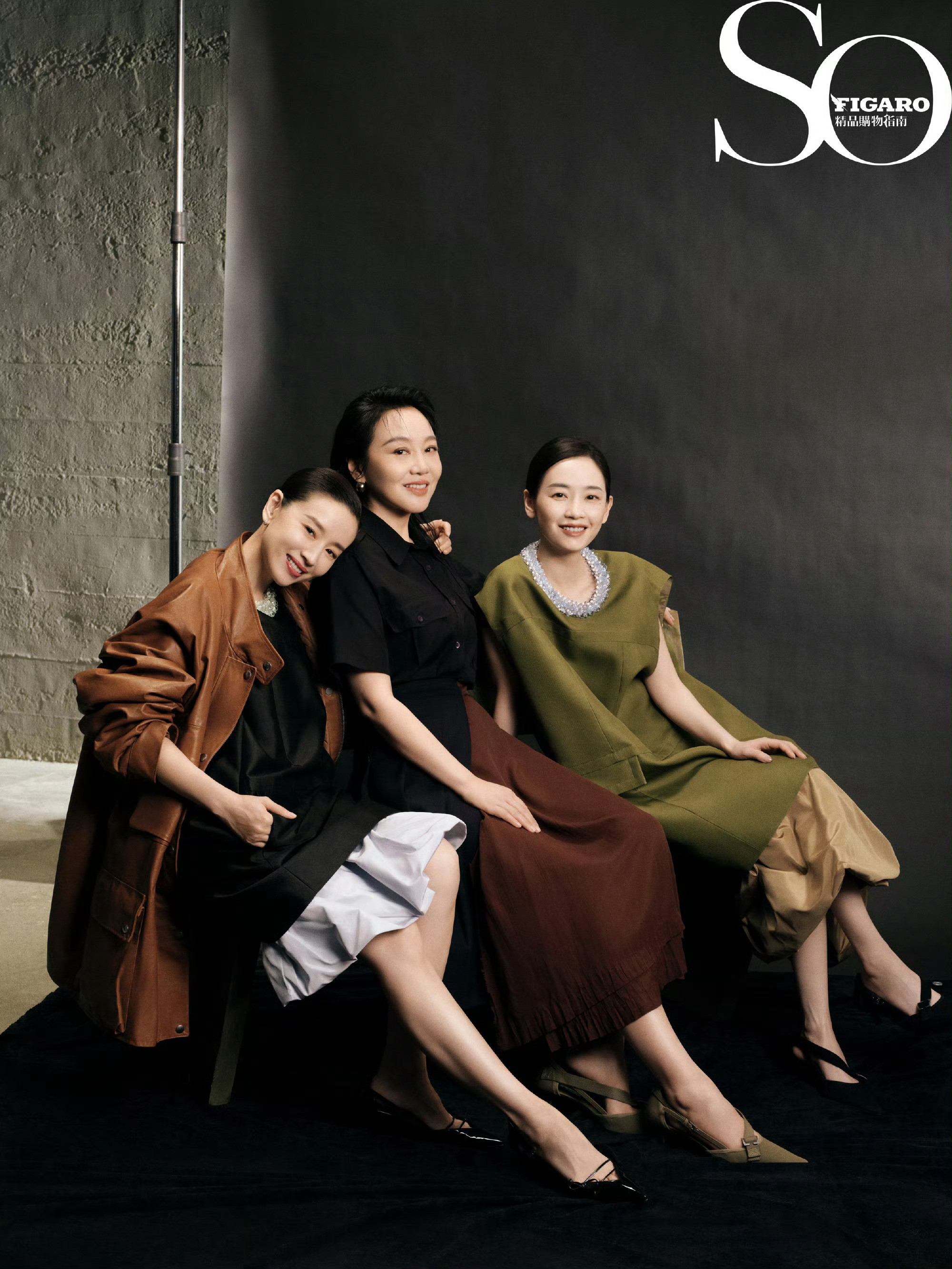 SoFigaro闫妮刘雅瑟董洁封面大片她与我正同行摄影：黄楚桐