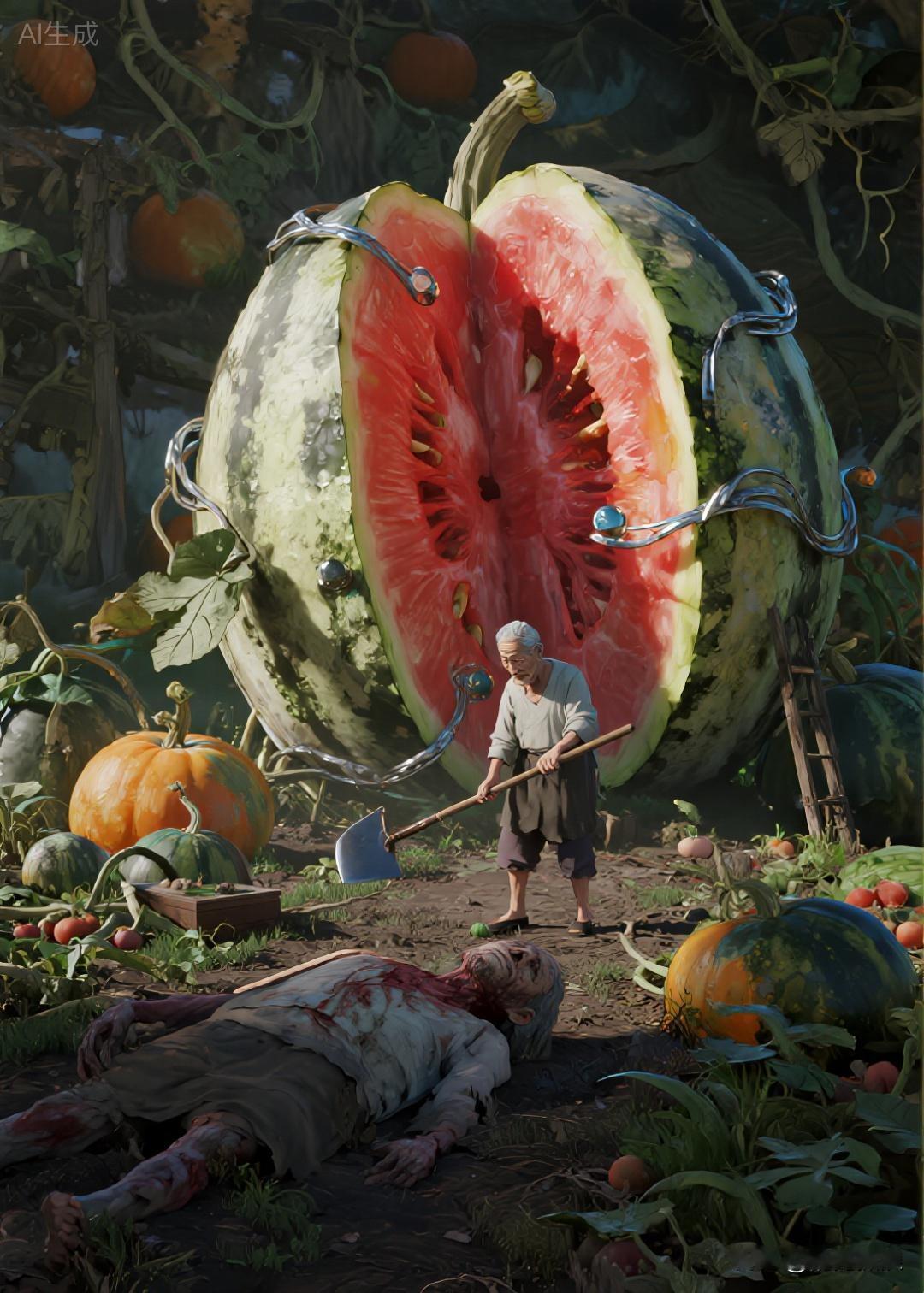 明朝传奇故在明朝时期有一个山村，村中有一个老农，对种西瓜特别拿手。在他精心种