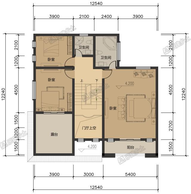 80平自建房设计图,80平房屋设计图平面图 宅基地80平米自建房设计图展示