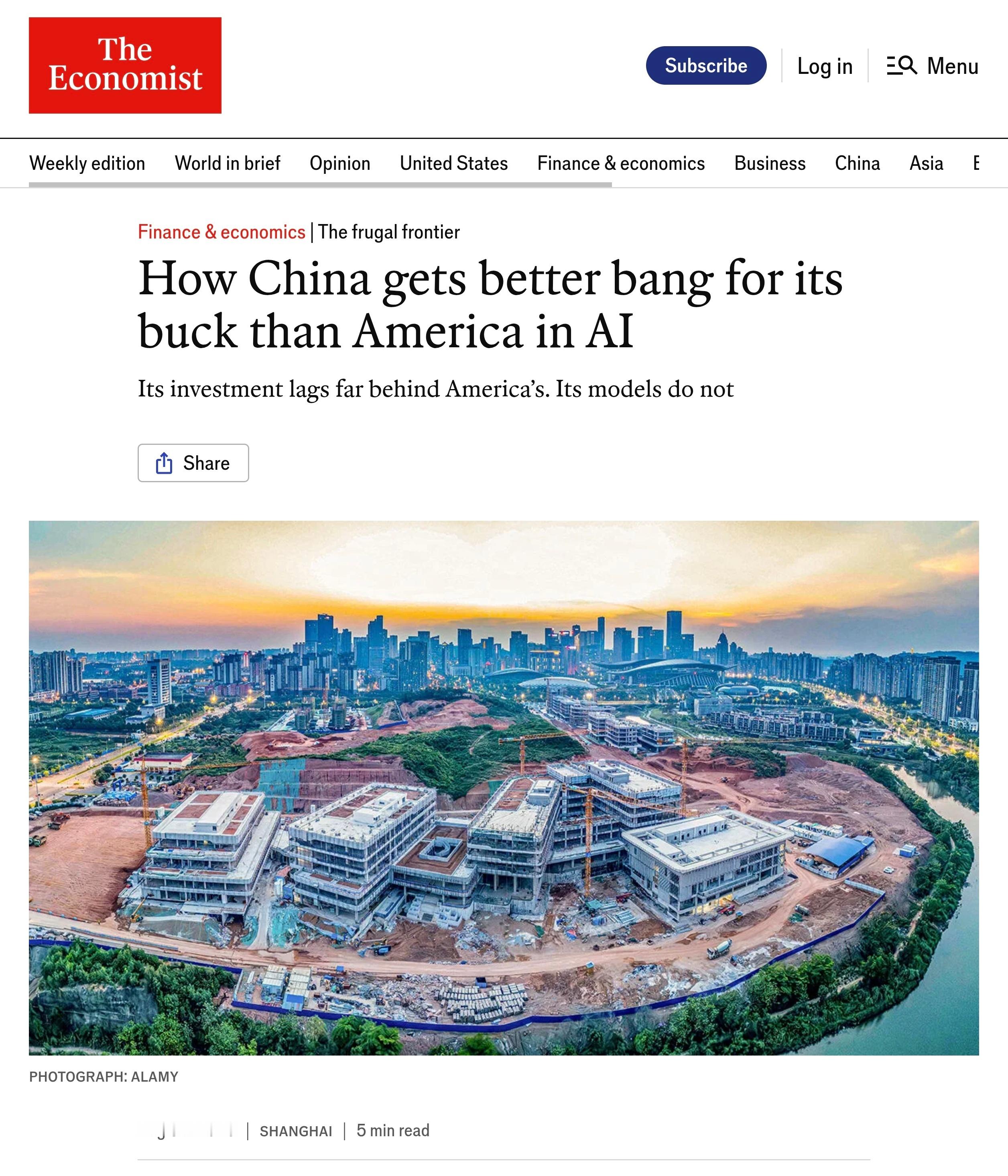 英国《经济学人》杂志最新一期的报道，再次提出了一个让西方世界迷惑的问题：为何中国