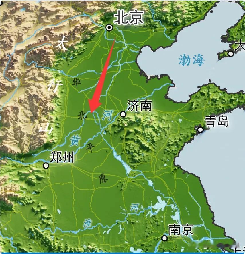 一马平川的华北平原，为什么中央没有大城市？华北平原一望无际，平坦得像是用尺子画