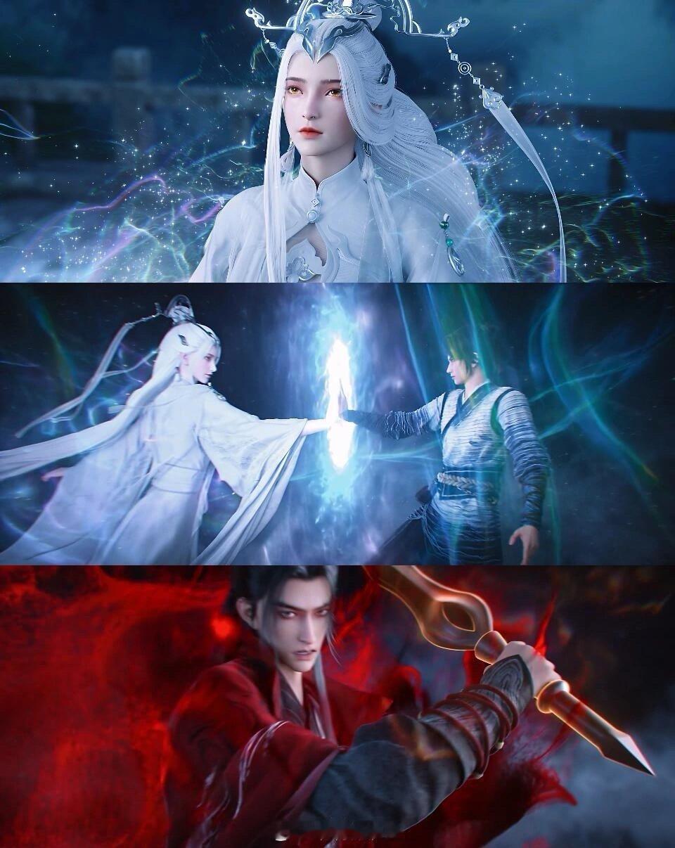 剑来动画开播一周年忆宁姚初临螃蟹坊，黑衣飒沓，一剑惊鸿！巷战吴貂寺，剑气如墨泼洒