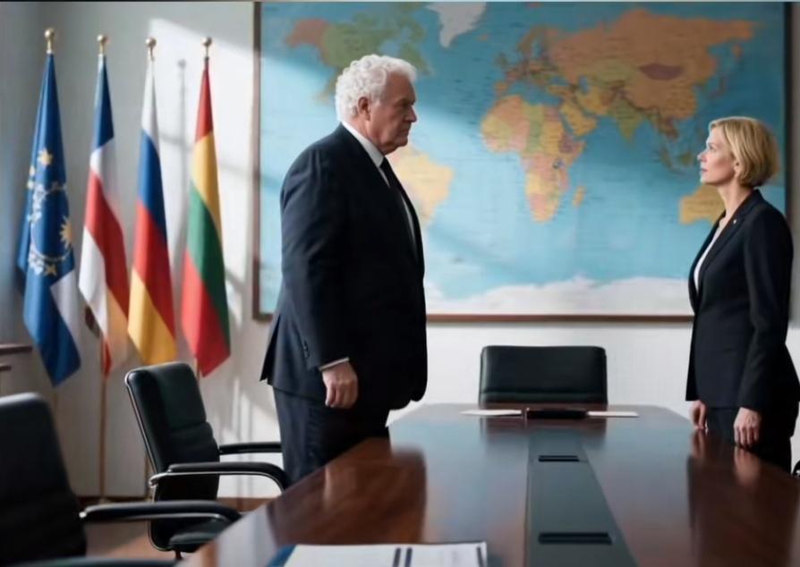 冯德莱恩这次在达沃斯怕是彻底豁出去了！这操作简直让人看不懂，平日里对美国言听