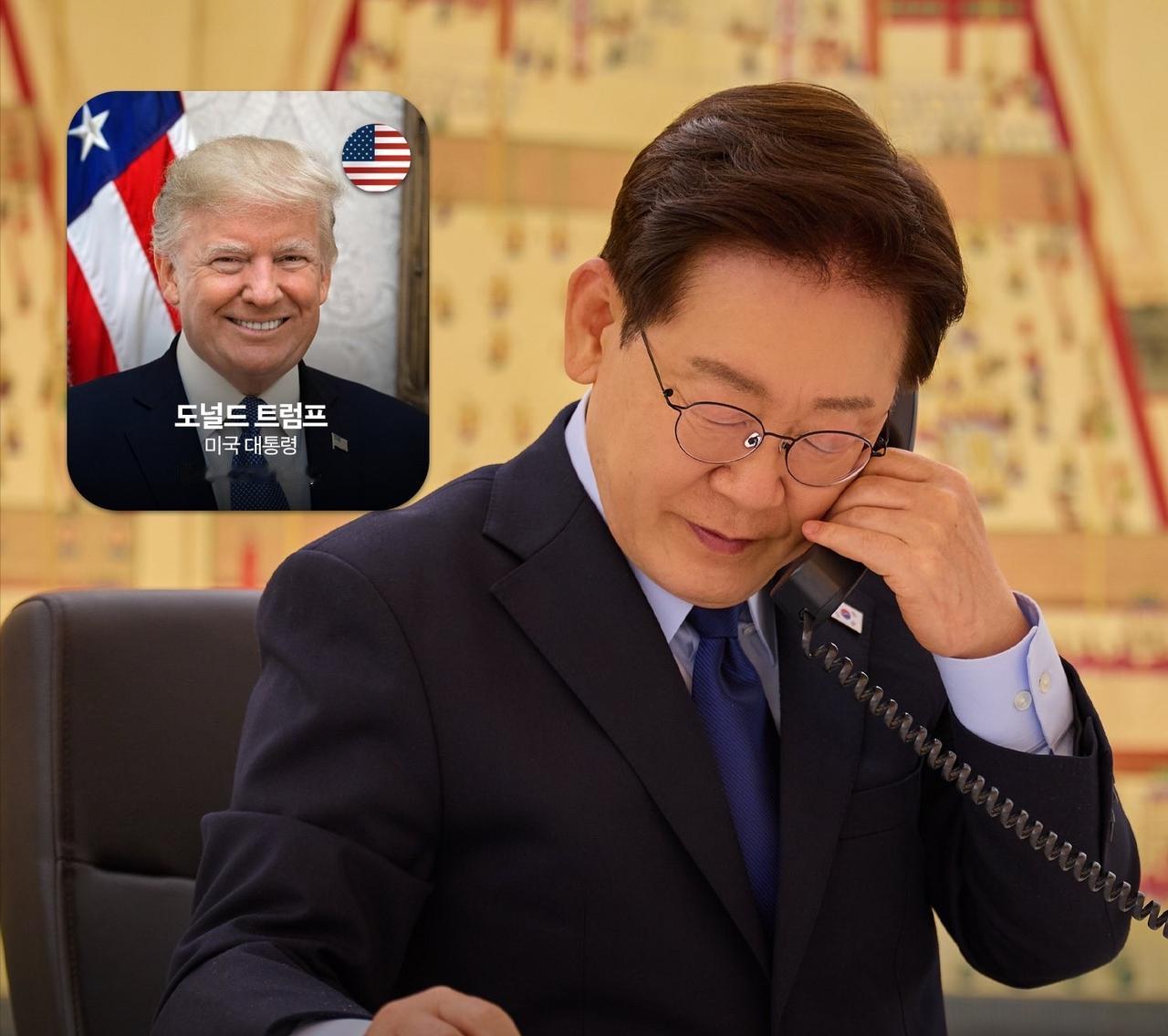 刚在中美间走完钢丝的韩国总统李在明，终于松了口气。5月17日晚，李在明主动致电